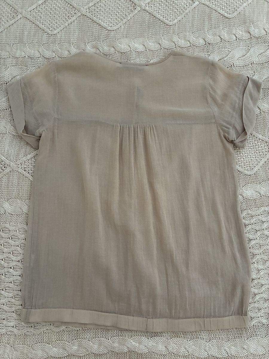Zara Top: Zara Basic Blouse beige Size S good condition – Usato da Lausanne venduto da milasha 2