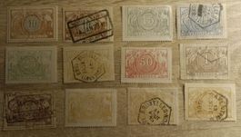 Lote sellos Bélgica. Railways Stamps