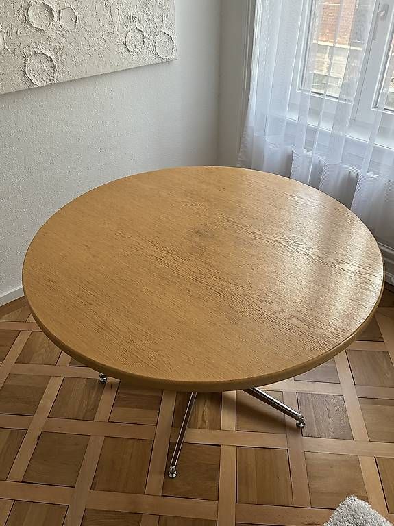 Tavoli: Runder Holztisch mit Metallfuss – Usato da Basel venduto da jan_xwq9 3
