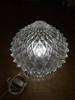 Glas Tischlampe 70er Space Age Vintage Design