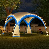LED Event Pavillon 3,60 m Blau