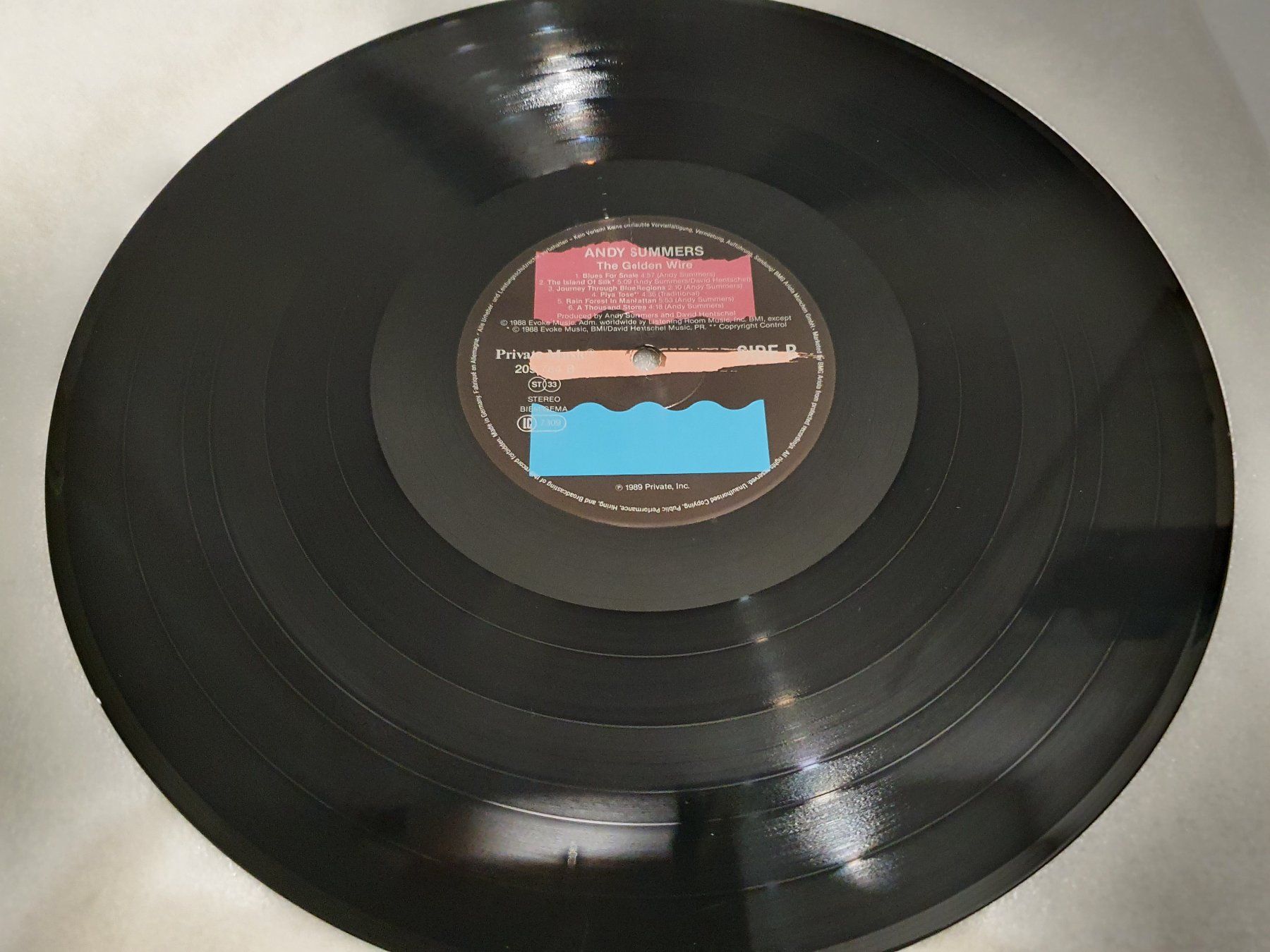 Dischi in vinile: Andy Summers – The Golden Wire – Usato da Uster venduto da Vinyl-Leidenschaft 4
