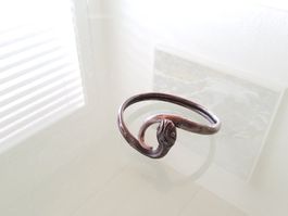 Ancien bracelet jonc en argent 925