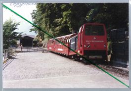Brienz. Bahnhof. 1990. Diesellokomotive 11. Foto!