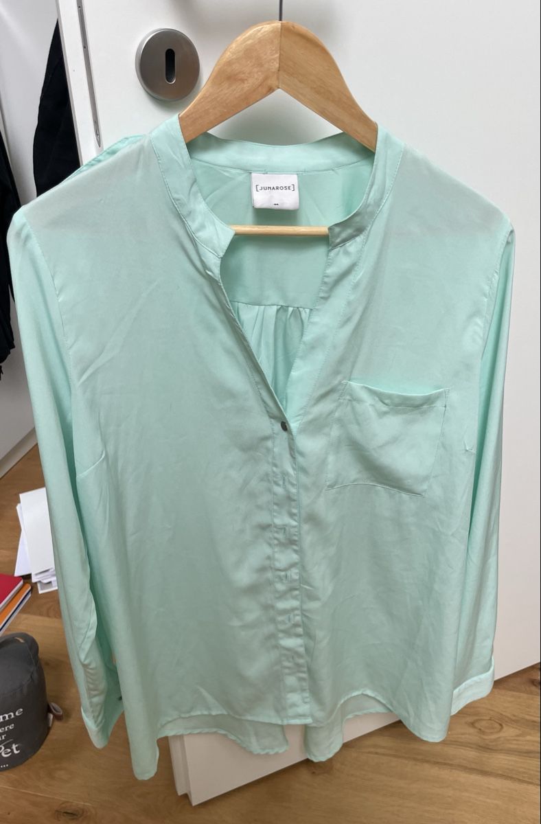 Camicette: JUNAROSE Bluse, helles Mintgrün, Gr. 44, neuwertig! – Nuovo (secondo la descrizione) da Aristau venduto da cherry-berry