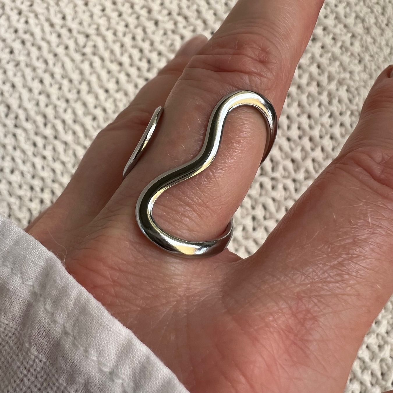 Anelli: Bague en acier inox design – Nuovo (secondo la descrizione) da Pully venduto da sunaddict 1