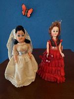 Vintage Puppen mit verschliessbaren Augenlidern