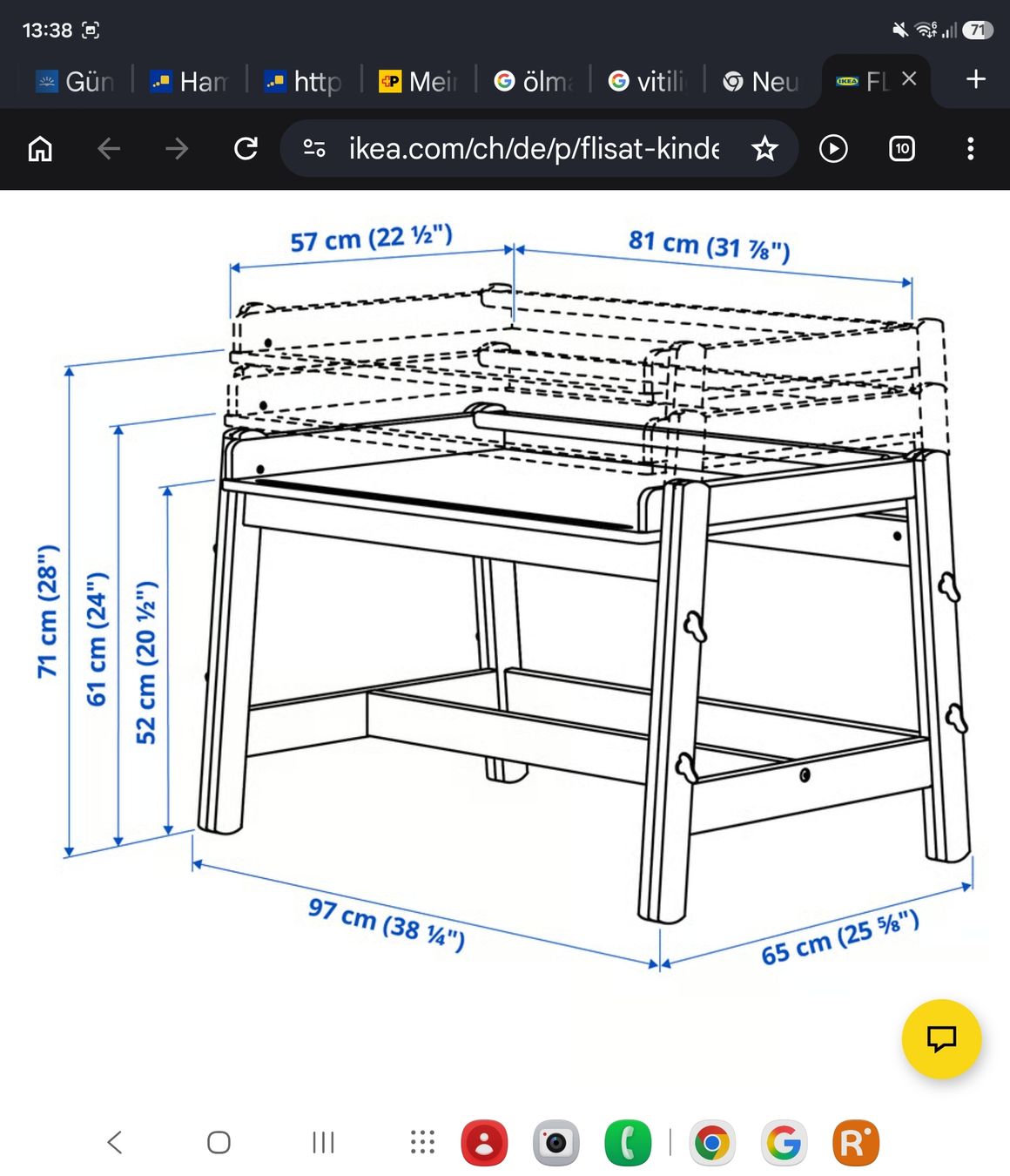 Ikea Schreibtische: Schreibtisch höhenverstellbar – Gebraucht aus Seon von Samstagsumzehn 5