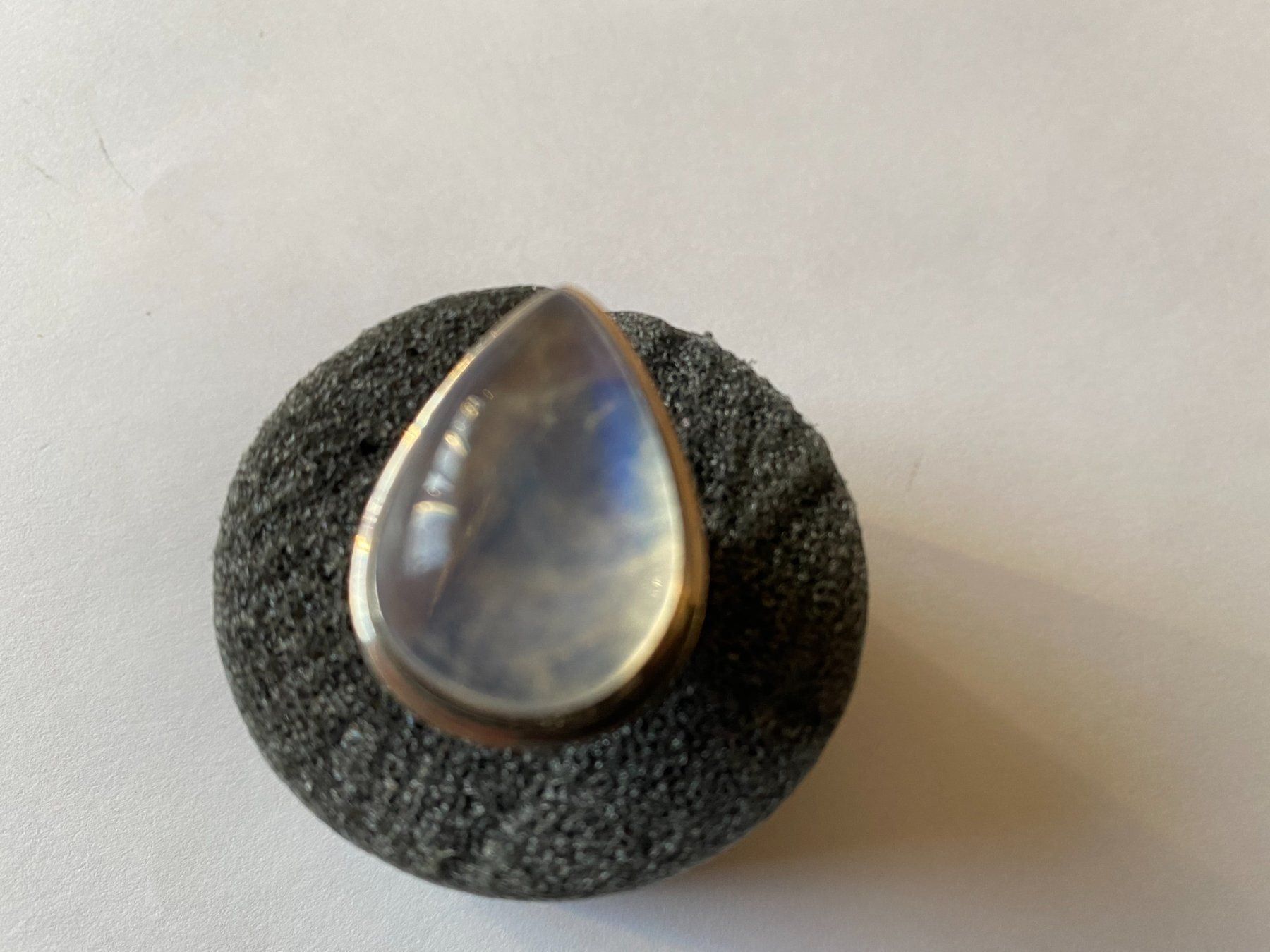 Anelli: Ring, Silber/Labradorit, Durchm.55mm(46) – Nuovo (secondo la descrizione) da Muri b. Bern venduto da Silberqualle 2