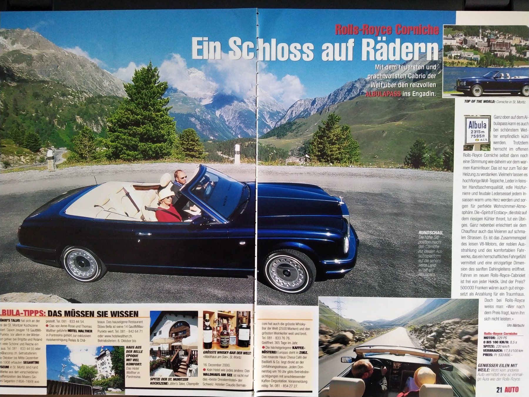 Bücher: Bericht Rolls- Royce Corniche, ein Schloss auf Rädern – Gebraucht aus Bern von micky031