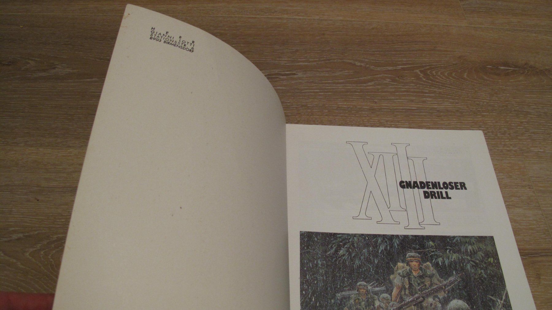 Fumetti: XIII  Band:4 - Gnadenloser Drill – Usato da Berg TG venduto da Volker-Kampfgarten 1