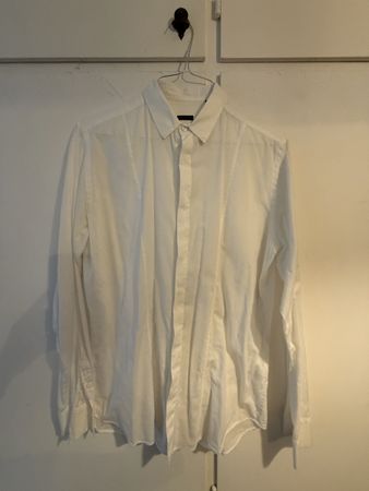 Camicia uomo Paolo Pecora bianca taglia 41/16 cotone made in