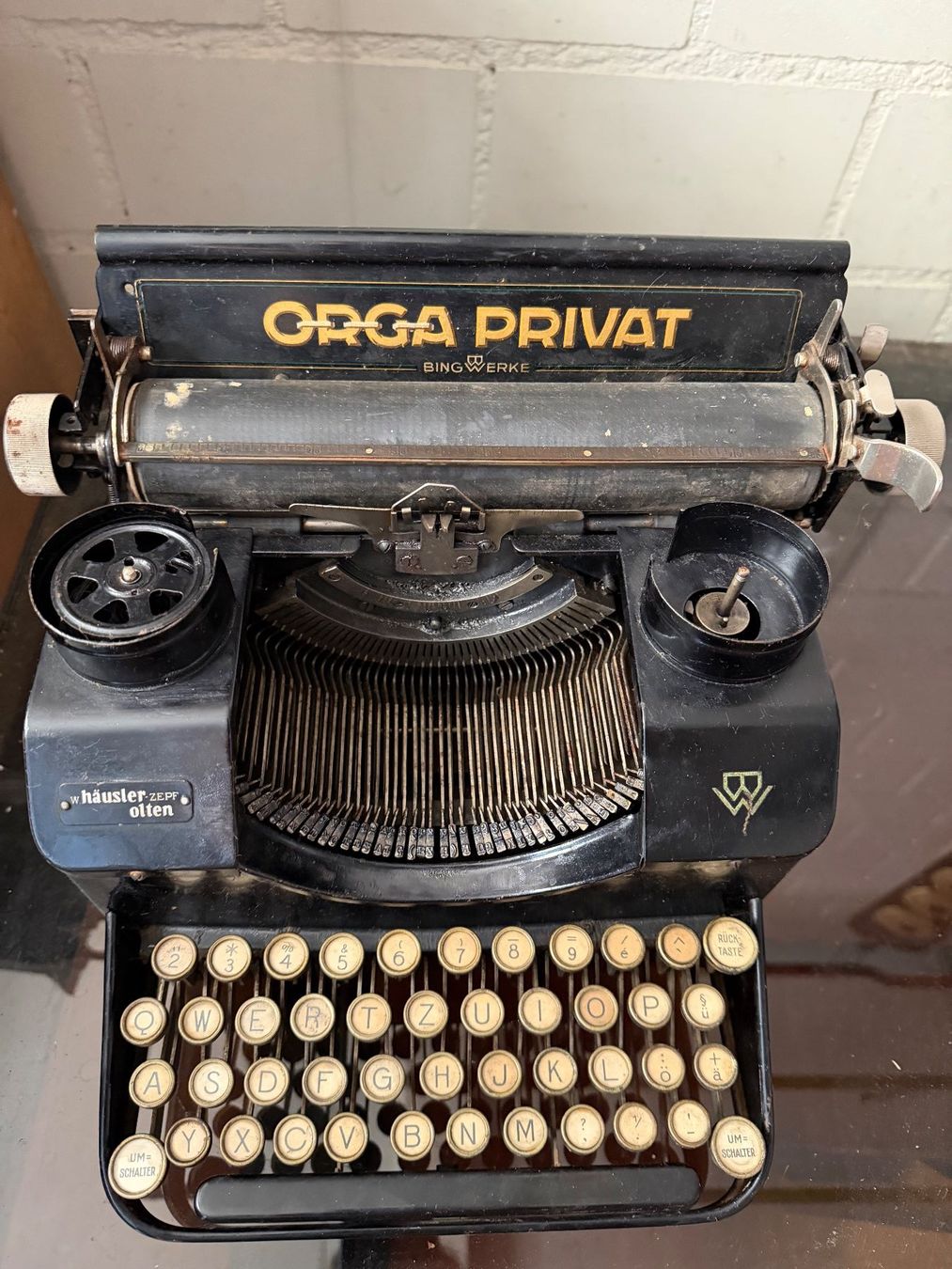 Macchine da scrivere: Schreibmaschine Orga Privat – Difettoso da Trimbach venduto da jaeggpa1 2