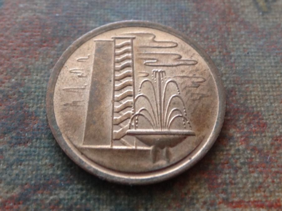 Alle Münzen: SINGAPOUR  1  Cent  1980 – Gebraucht aus Romanel-sur-Lausanne von Swift13 1