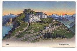 VITZNAU RIGI BAHN Gruss vom Rigi
