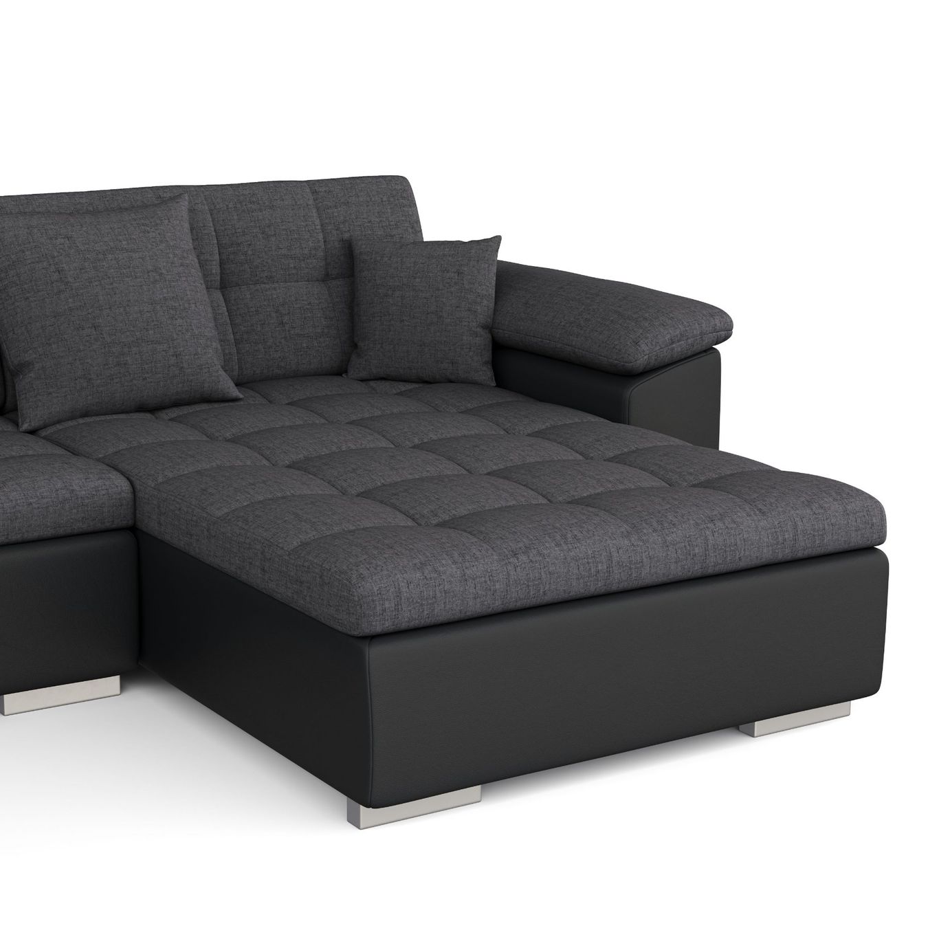 Sofas: Ecksofa ARIA rechts anthrazit/schwarz - Gratis Versand – Neuf avec emballage d'origine à Kleinwangen par Maluwa_GmbH 4