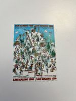 Briefmarken Bogen San Marino Skifahren Weltmeisterschaft