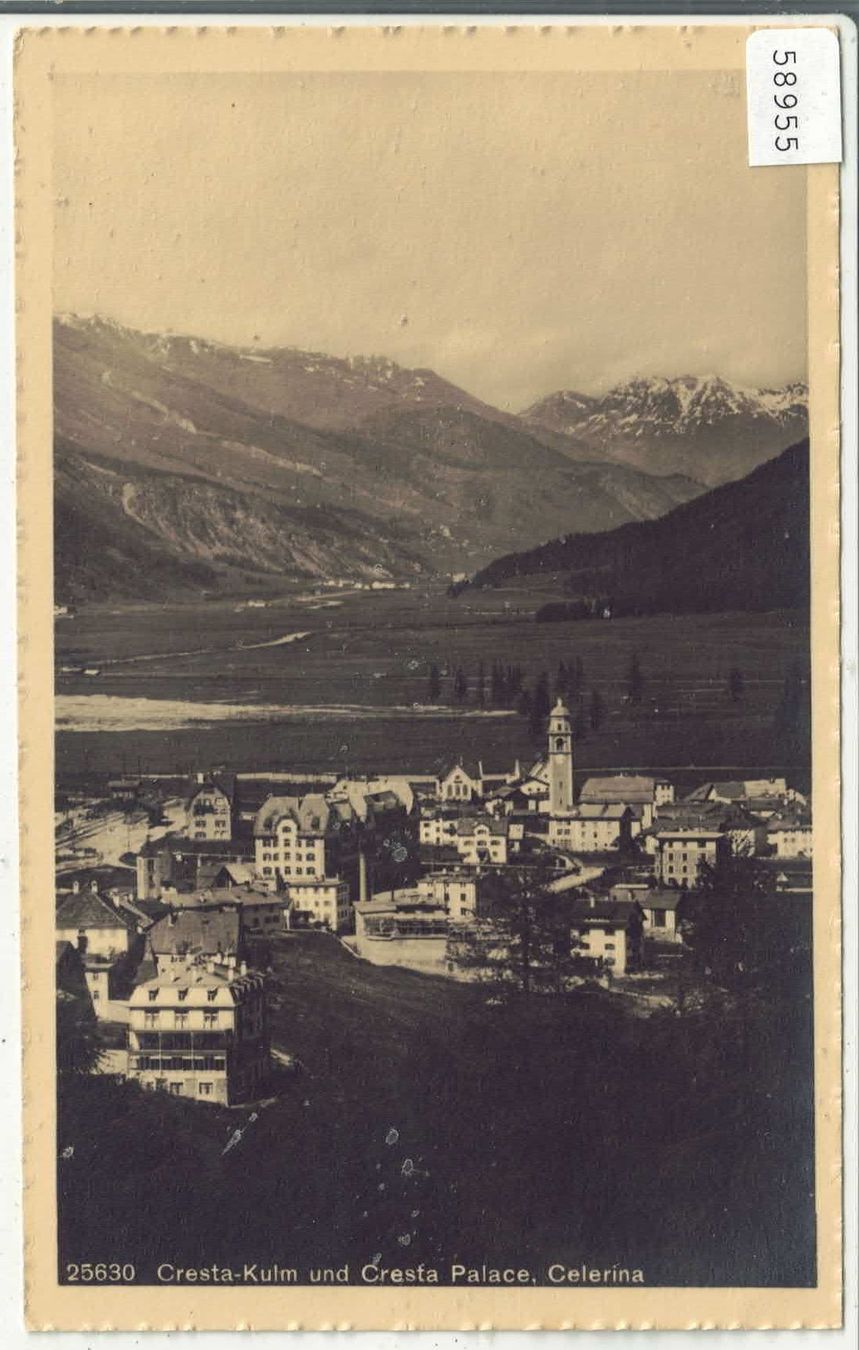Cartoline postali: Cresta-Kulm und Cresta Palace - Celerina – Usato da Ettingen venduto da Kartenplanet