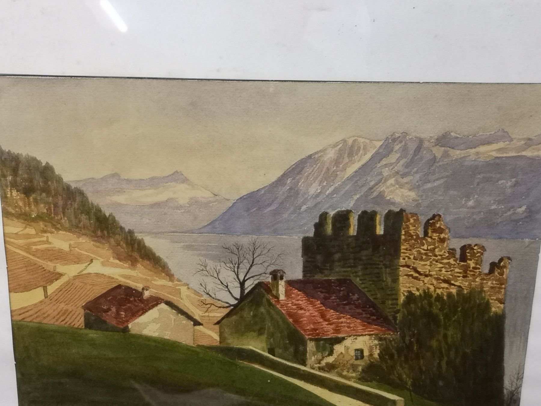 Gemälde: MAGNIFIQUE AQUARELLE SIGNÉE – Gebraucht aus Genève von Qanil77 2