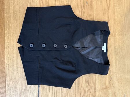 Elegante schwarze Weste, Grösse XS, neuwertig für den Frühli