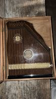 antike Kronenzither 6 Akkorde inkl. originalen Notenblättern