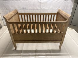 Altes Bauern Holzkinderbett 