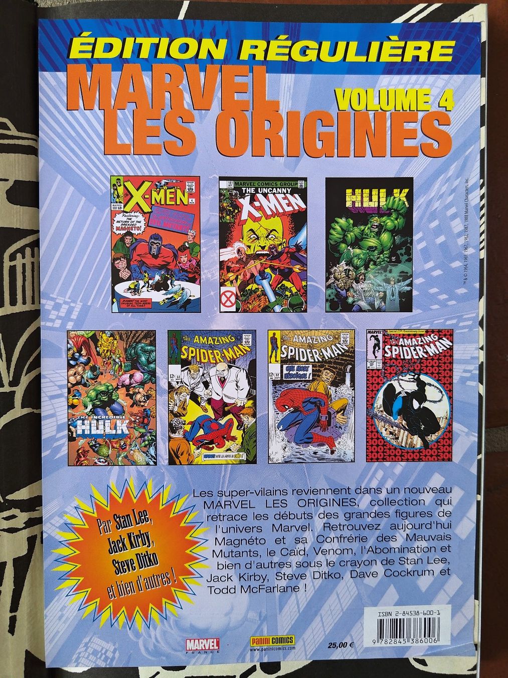 Fumetti: MARVEL LES ORIGINES Vol. 4 - Panini 2005 – Nuovo (secondo la descrizione) da LAUSANNE venduto da swof 1