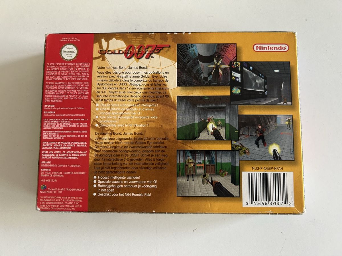Nintendo Giochi: Golden Eye 007 N64 cib – Usato da Pully venduto da PongDayOne 1