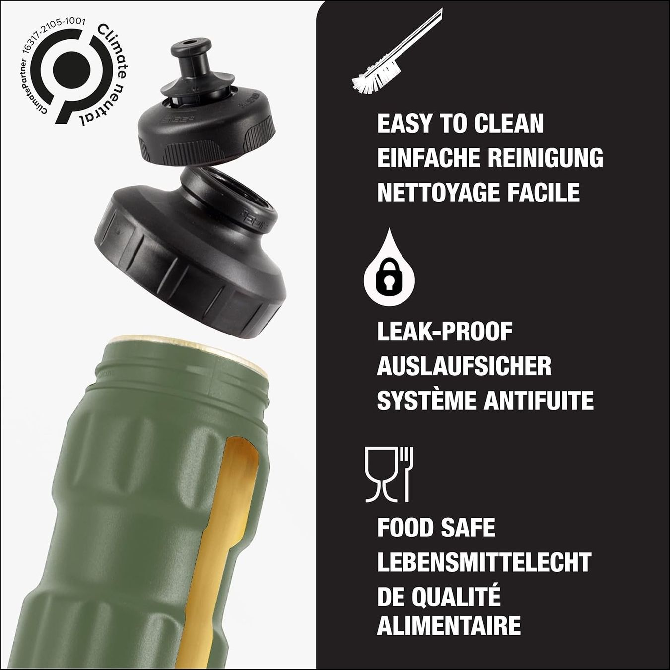 Sigg Borracce & Thermos: SIGG Trinkflasche WMB Sports leaf touch 0.75L – Nuovo e nell'imballaggio originale da Kägiswil venduto da nick333 2