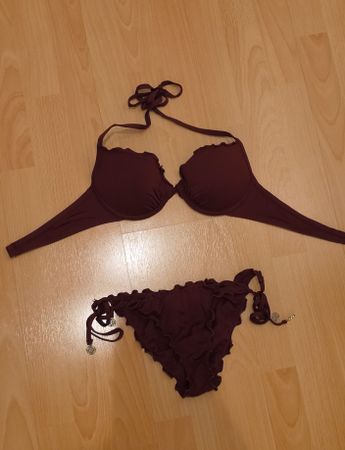 Wunderschöner, neuwertiger Bikini, Grösse 36 - 38, Braun/bor
