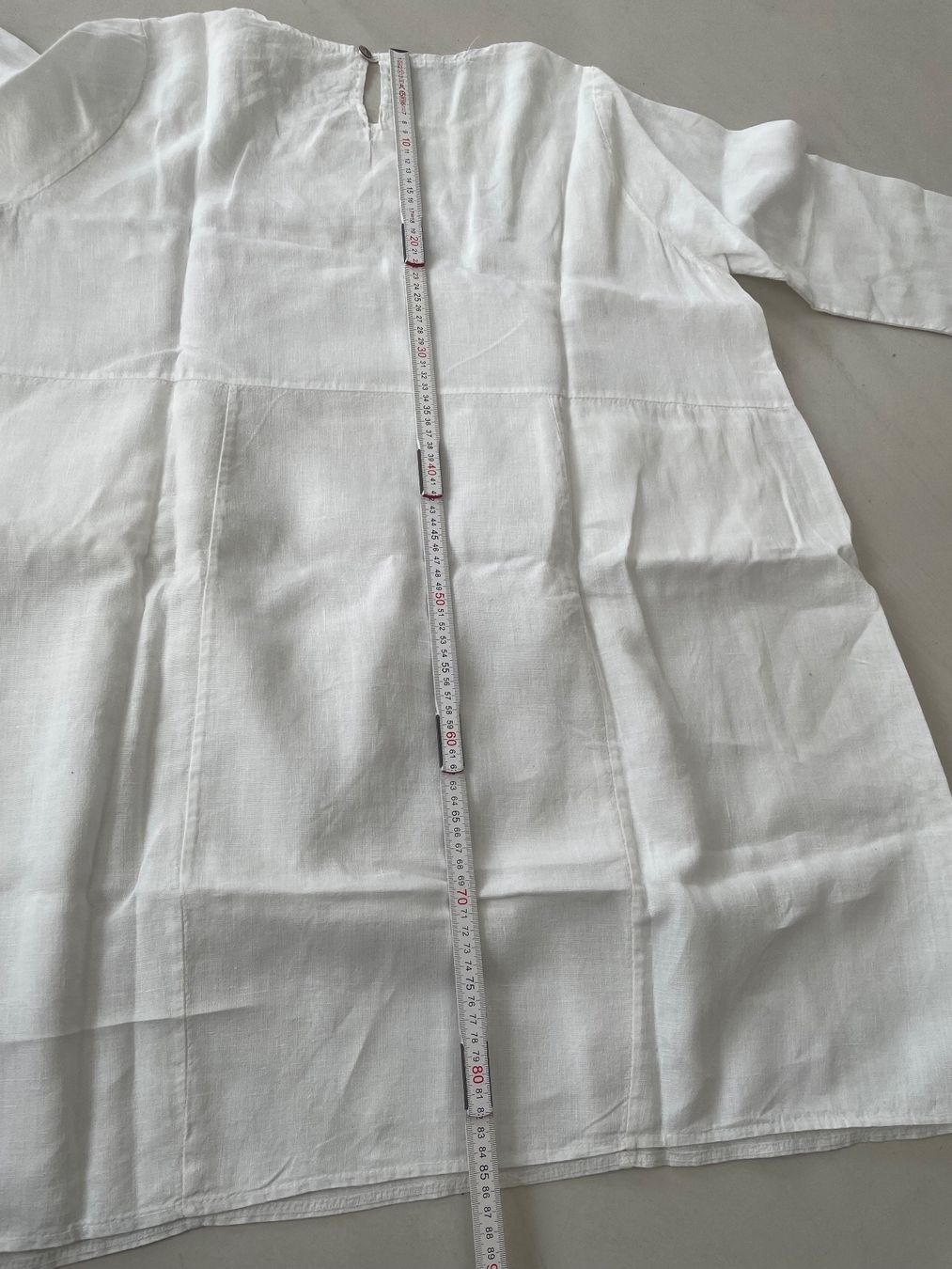 Top: Leinen Bluse - Made in Italy 100% lino – Usato da Minusio venduto da Pink222 4