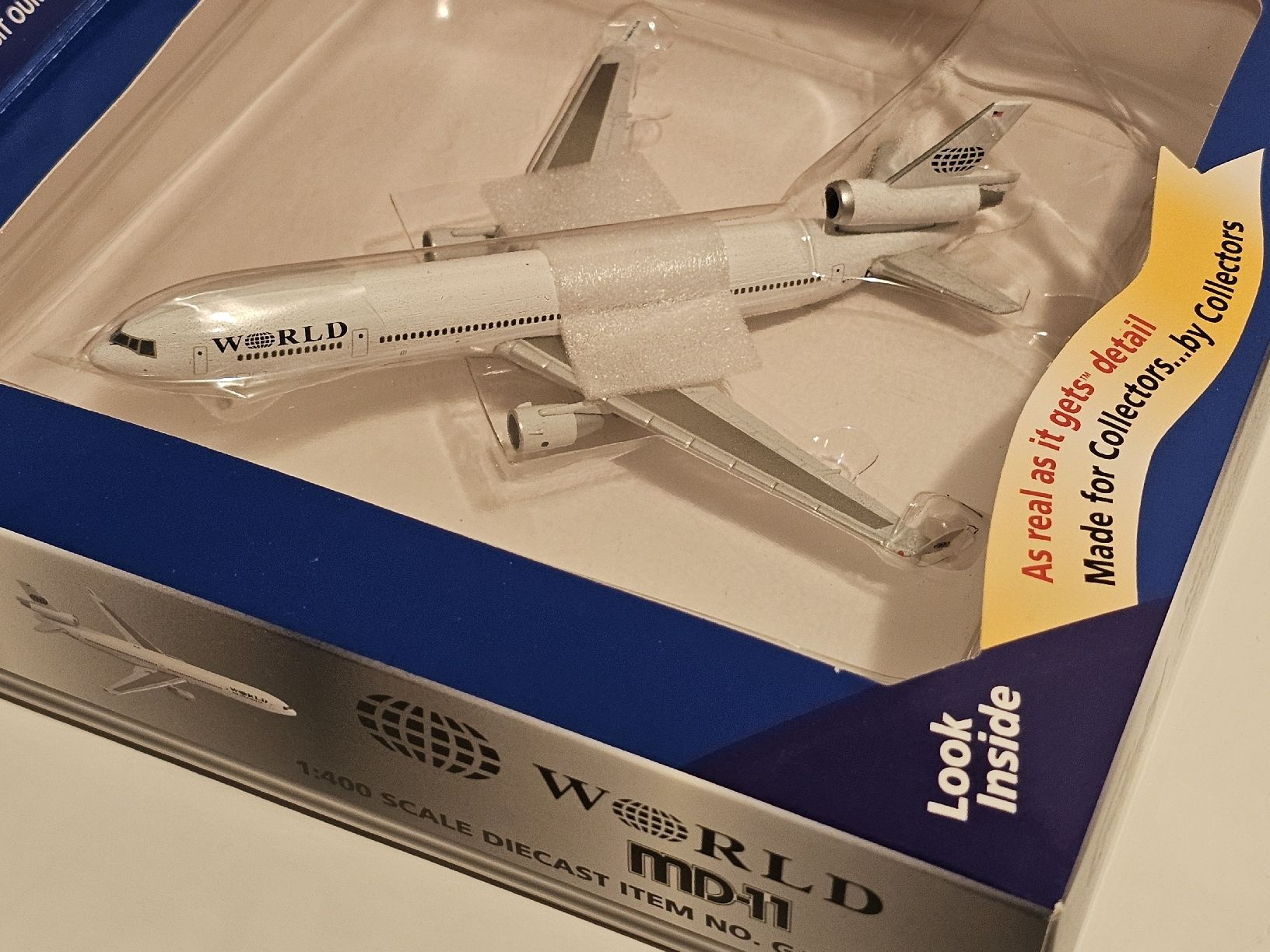 McDonnell Douglas Kit di modellismo & Modellini statici: MD-11 World Airways Gemini Jets 1:400 – Nuovo (secondo la descrizione) da Fehraltorf venduto da dom_f6mm 3