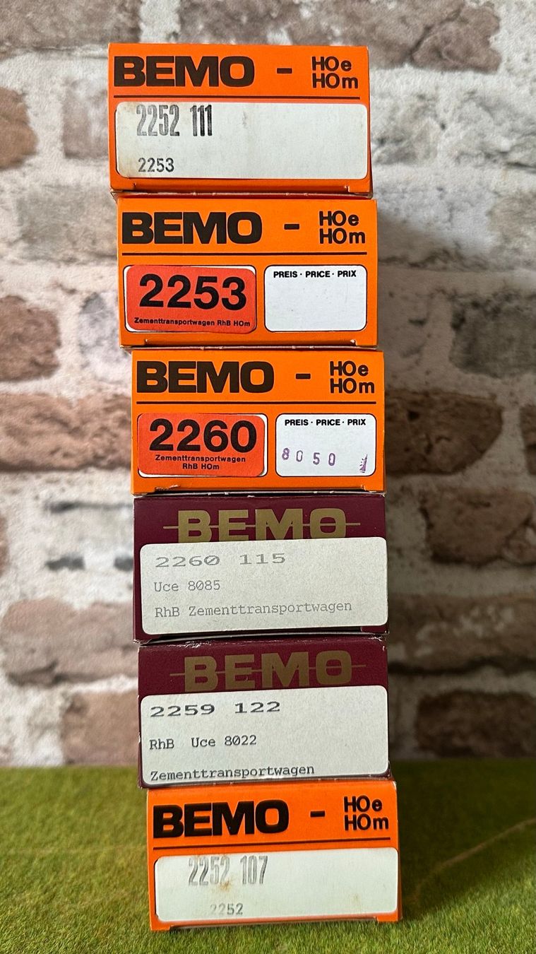 Bemo Modellini di ferrovie: Bemo RhB 6 Zementwagen – Nuovo (secondo la descrizione) da Pfaffnau venduto da Rex2603 1