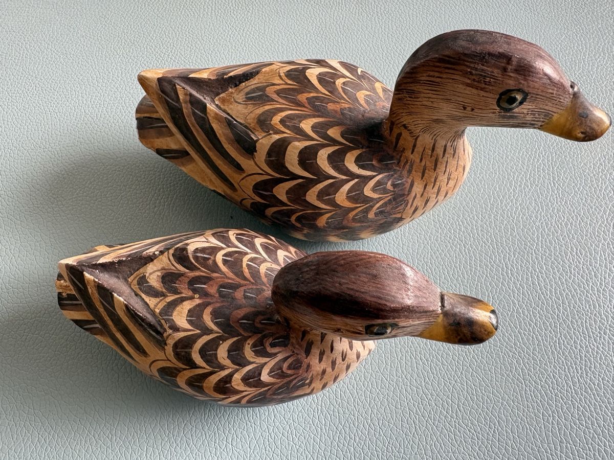 Statuette: Stockenten aus Holz – Usato da Uster venduto da ustemer