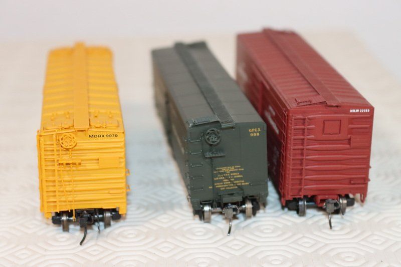 Modelleisenbahnen: 3 US Wagen ( 538 ) – Gebraucht aus Kerzers von Winu64 5