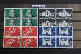 CH 1948 Serie Viererblöcke Postfrisch               Los 5454