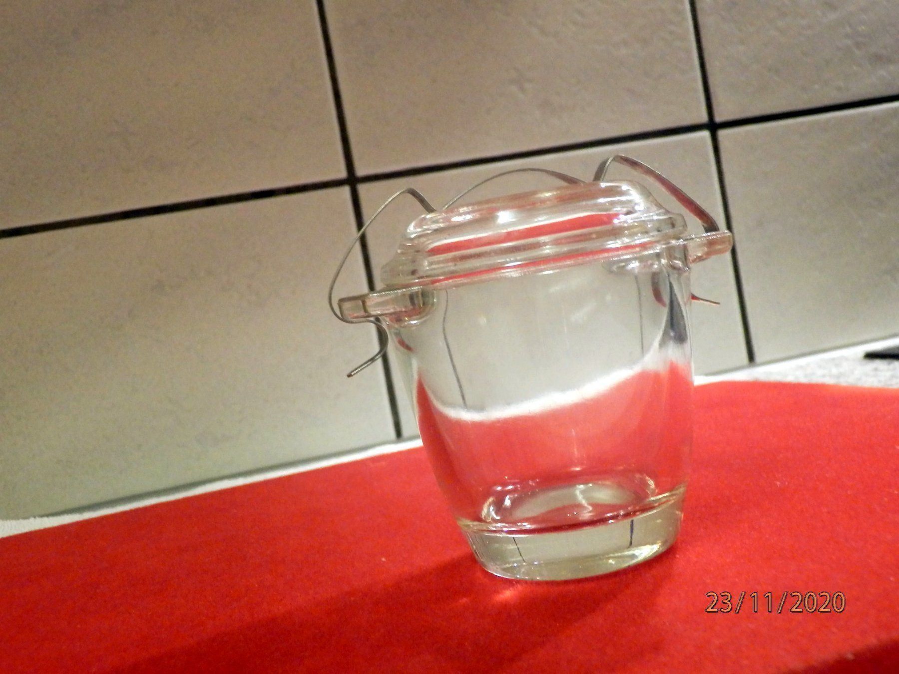 Bicchieri: Einmachglas, Pyrex,  Metall - Spannbügel – Usato da Ueberstorf venduto da dinbau 5