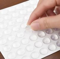 50 transparente Gummipuffer – selbstklebende Anti-Rutsch-Pad