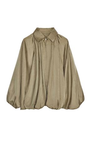 Jacken Bluse Zara M viskose khaki