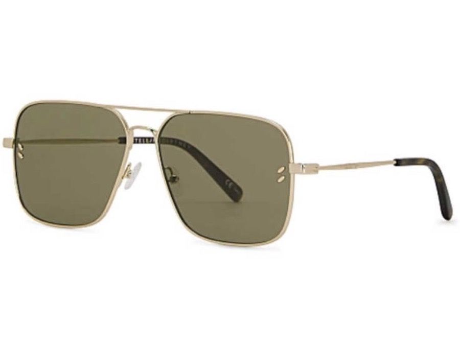 Brillen & Gläser: Stella McCartney Black & Gold Aviator Sunglasses – Gebraucht aus Zürich von Jllamas1
