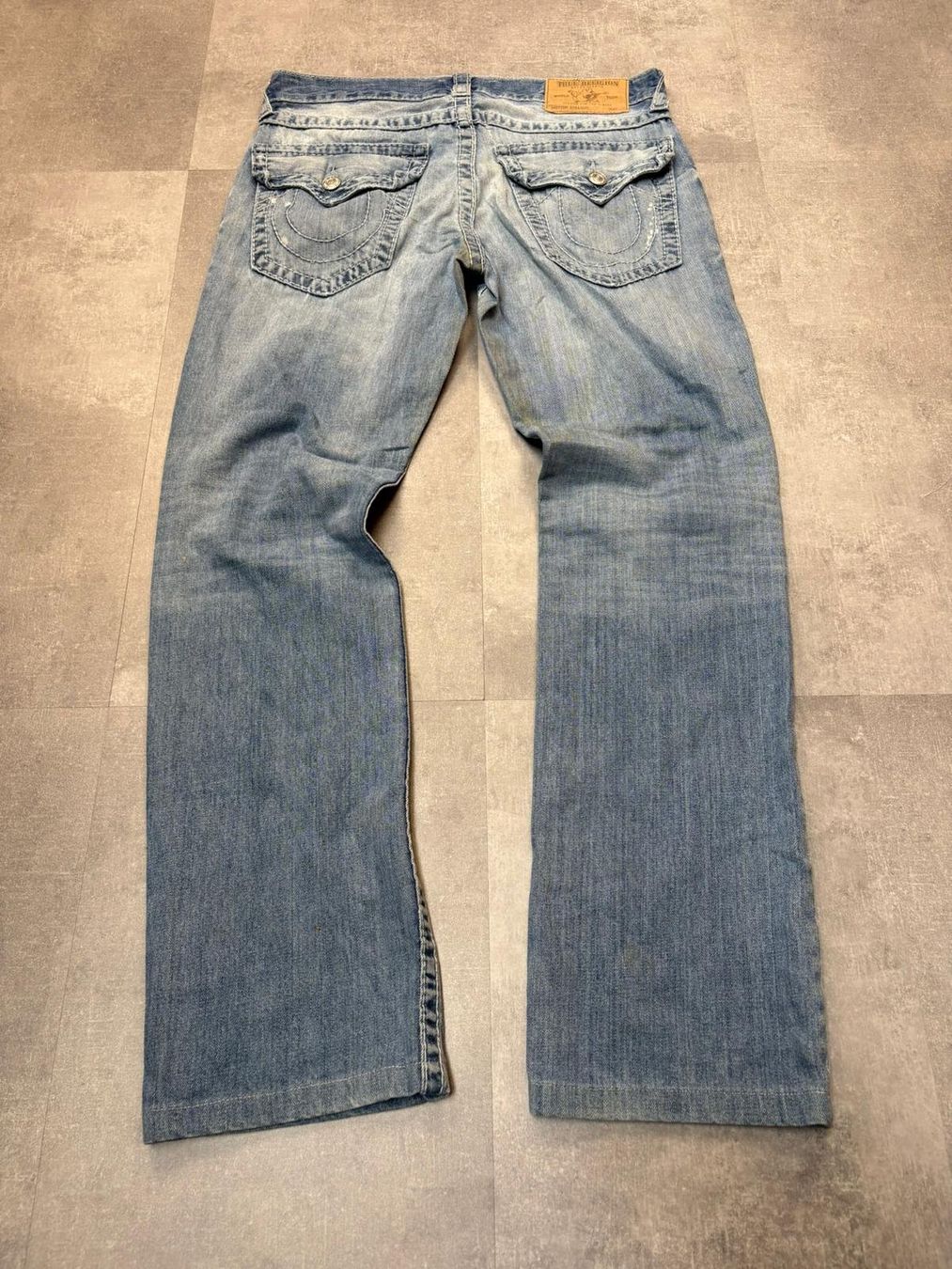 True Religion Jeans: True Religion Straight Jeans - Grösse M/31 – Usato da Werdenberg venduto da hase.vintage 1
