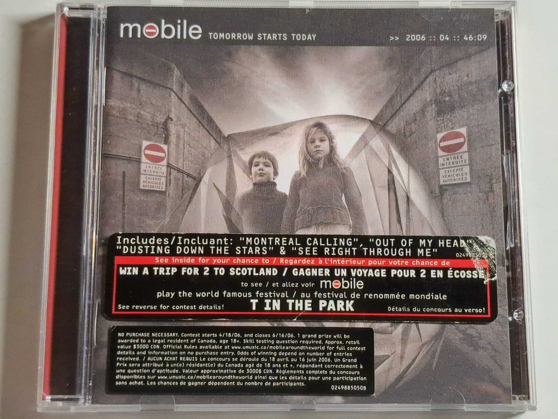 CD: MOBILE - Tomorrow starts today – Usato da Wichtrach venduto da LuckyLuke69