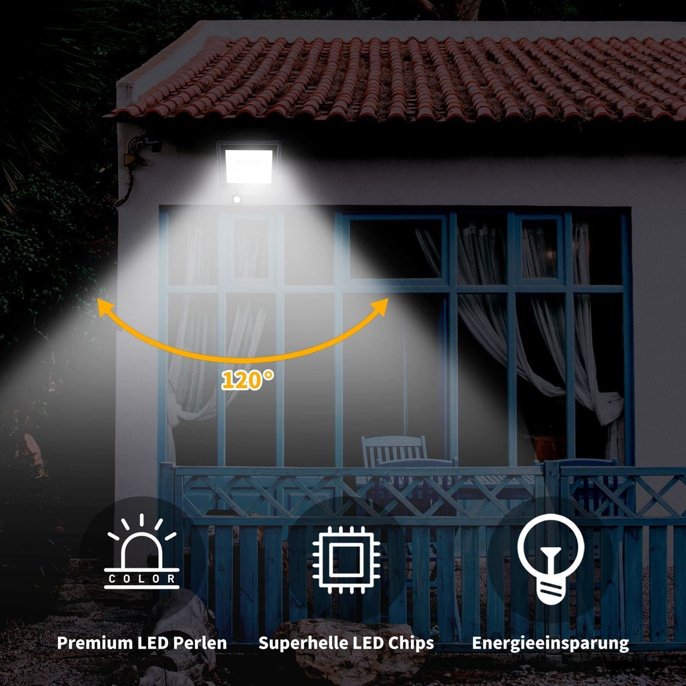 Lampen: Scheinwerfer Strahler Flutlicht LED 50W – Neu (gemäss Beschreibung) aus Thun von 365buy 1