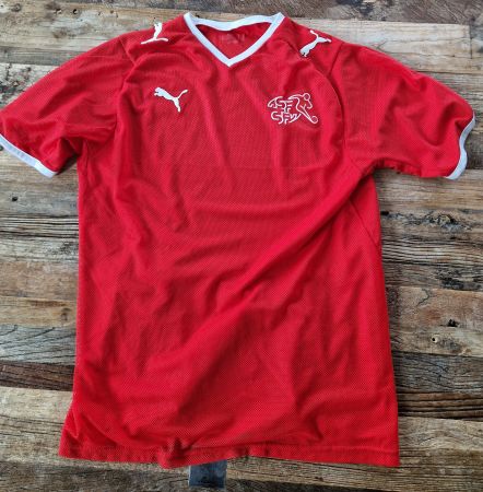 Fussballtrikot Schweiz Puma Grösse M - rot/weiss