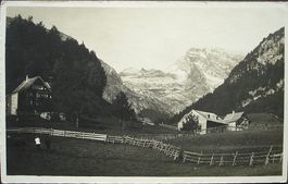 UNTERWASSER Der Säntis von Unterwasser aus gesehen