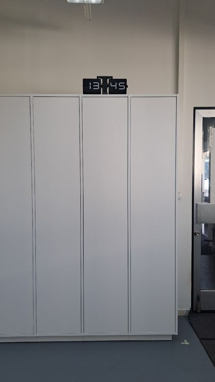 Grosser weisser Schrank viel Stauraum, Regalsystem MYCS (Neu (gemäss ...