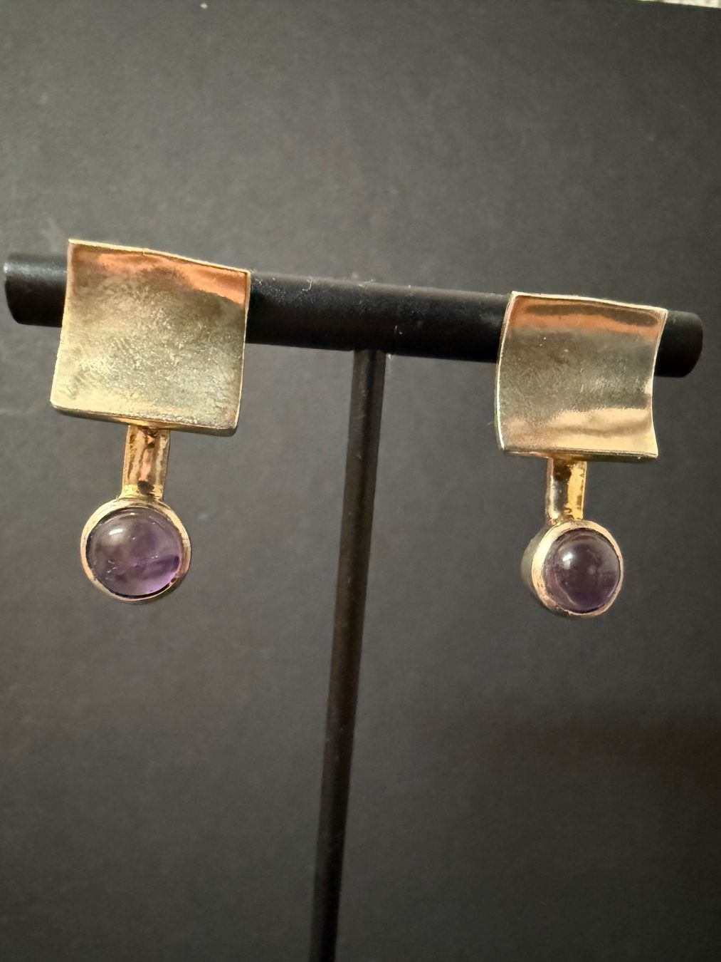Orecchini pendenti & Orecchini a lobo: Silber Ohrstecker mit Amethyst 925 – Usato da Spiegel b. Bern venduto da Rogger72 1
