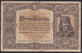 Ungarn 50 Korona 1920