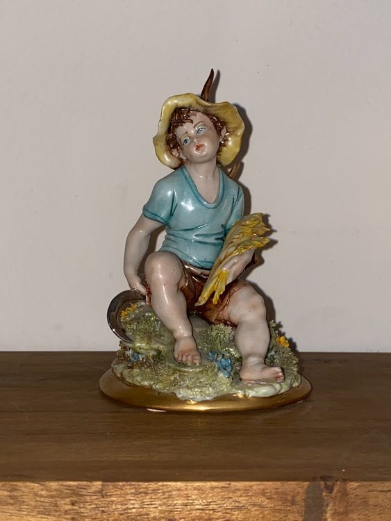 Capodimonte - Junge mit Weizen | Kaufen auf Ricardo
