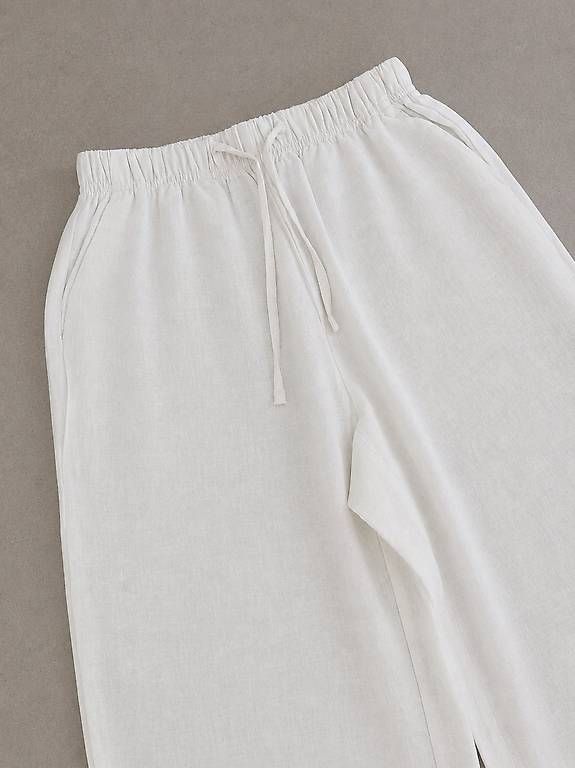 Pantalons: Leinenhose Weiss Gr. XS NEW – D'occasion à Merlischachen par GlamGarb 4
